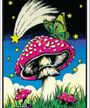 Butterfly Mushroom (Black Light Poster) Merch