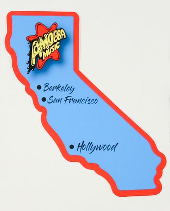 Amoeba Music-Berkeley, SF, Hollywood (Sticker)