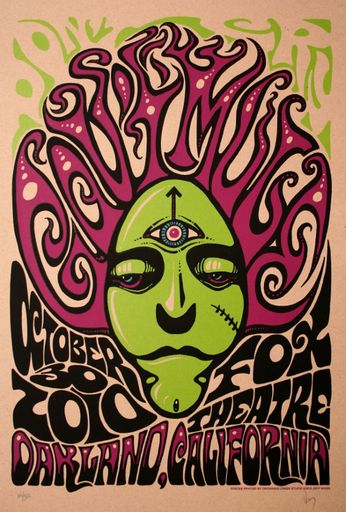 Gov't Mule - Fox Theatre - October 30, 2010 (poster) - Amoeba Music