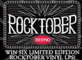 Win Six Limited Edition Rocktober Vinyl LPs