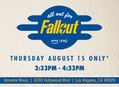 Fallout Happy Hour at Amoeba Hollywood 8/15 