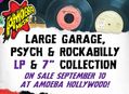 Large Garage, Psych & Rockabilly Vinyl Collection Arrives at Amoeba Hollywood Saturday, September 10