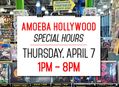 Amoeba Hollywood Has Special Hours on Thursday, April 7