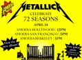 Metallica Listening Events at All Amoeba Stores on Friday, April 14