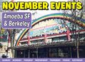 November 2019 Events at Amoeba Berkeley & Amoeba San Francisco