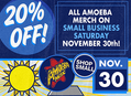 Small Business Saturday Sale at Our Stores November 30