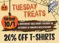 Tuesday Treats: 20% Off T-Shirts at Amoeba Hollywood October 1