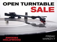 Open Box Turntable Sale at Amoeba Hollywood Friday, March 7