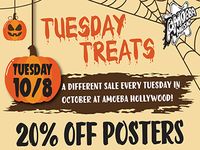 Tuesday Treats: 20% Off Posters at Amoeba Hollywood October 8