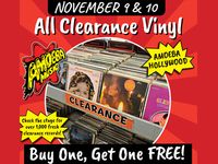 Clearance Vinyl BOGO Sale at Amoeba Hollywood November 9-10