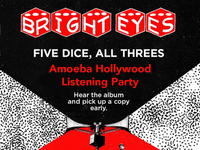 Bright Eyes early listening event at Amoeba Hollywood 9/17