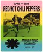 Red Hot Chili Peppers Live At Amoeba Hollywood - April 7, 2022 (Poster) Merch