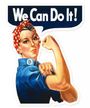 Rosie the Riveter - We Can Do It (Sticker) Merch