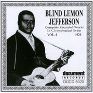 Blind Lemon Jefferson, Complete Recorded Works, Vol. 4 (1929)