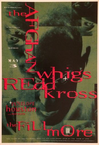 Afghan Whigs / Redd Kross - The Fillmore - May 3, 1994 (Poster)