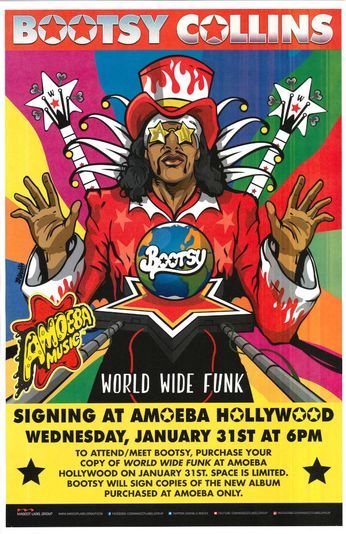 Bootsy Collins Album Signing At Amoeba Hollywood - January 31st, 2018 (Poster)