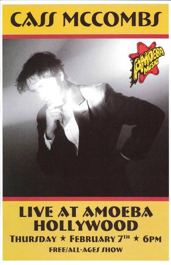 Cass McCombs Live At Amoeba Hollywood - February 7th, 2019 (Poster)