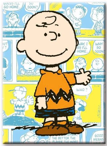 Be yourself, Charlie Brown (Magnet)