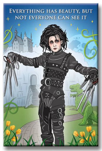 Edward Scissorhands - Everything Has Beauty...(Magnet)