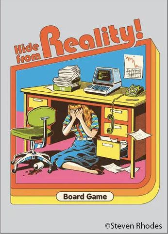 Hide From Reality! Board Game (Magnet)