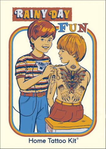 Rainy Day Fun: Home Tattoo Kit (Magnet)