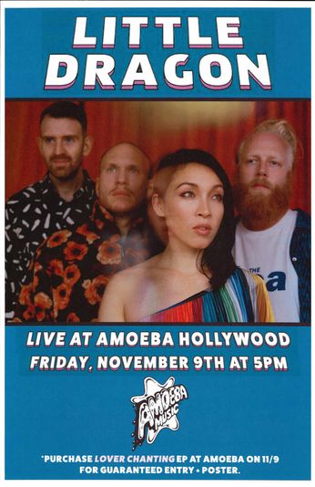 Little Dragon Live At Amoeba Hollywood - November 9th, 2018 (Poster)