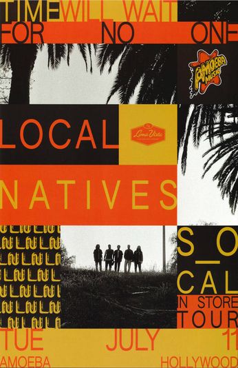 Local Natives Live At Amoeba Hollywood - July 11th, 2023 (Poster)