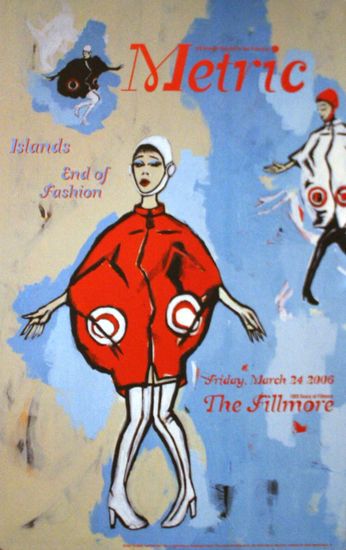 Metric - The Fillmore - March 24, 2006 (Poster)