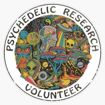 Psychedelic Research Volunteer (Sticker)