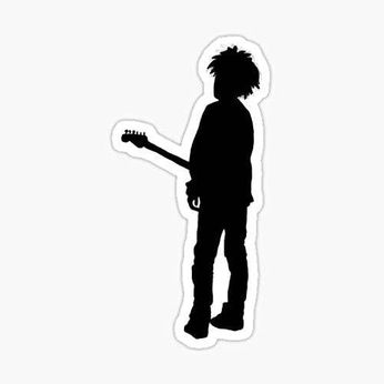 The Cure - Robert Smith Silhouette (Sticker)