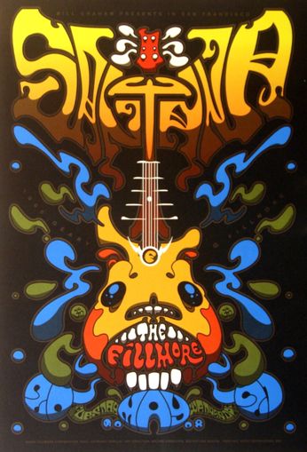 Santana - The Fillmore - May 20 & 21, 2008 (Poster)