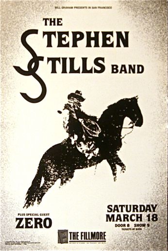 Stephen Stills Band - The Fillmore - March 18, 1989 (Poster)