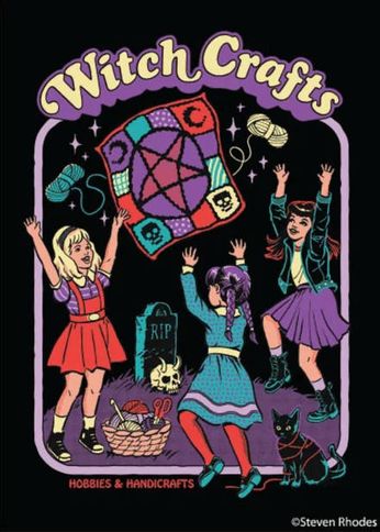 Hobbies & Handicrafts: Witch Crafts (Magnet)