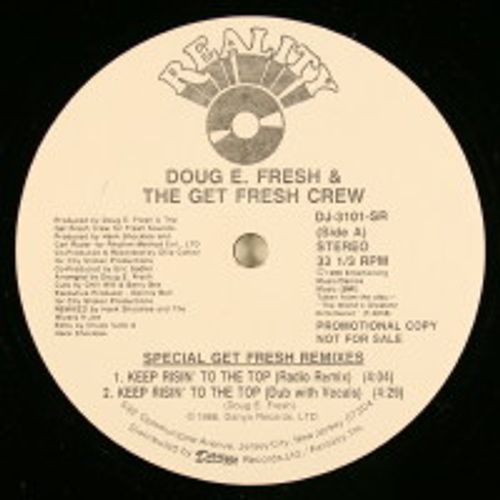 Doug E Fresh And The New Get Fresh Crew Keep Risin To The Top Vinyl