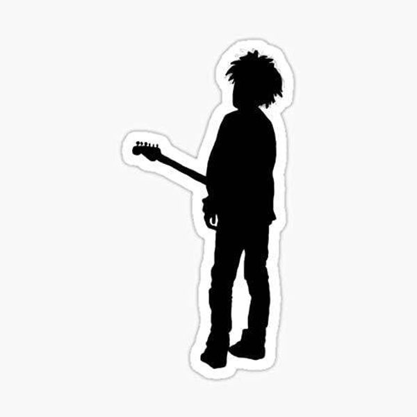 The Cure - Robert Smith Silhouette (Sticker) - Amoeba Music