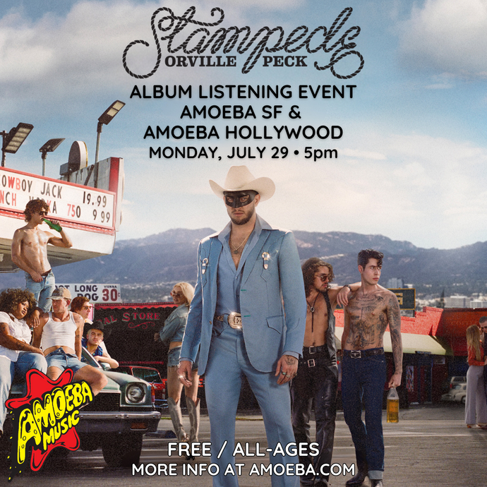 Orville Peck Listening Parties at Amoeba SF & LA Monday, July 29