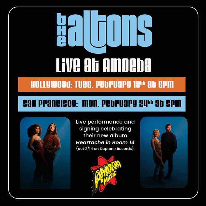 The Altons In-Store Performances at Amoeba Hollywood 2/18 and Amoeba SF 2/24