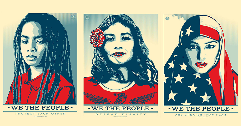 We The People by Shepard Fairey